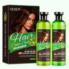 Lichen Hair Color Gel 2 Dark Brown 500ML