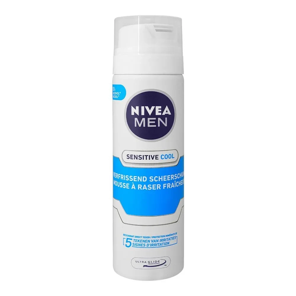 Nivea Shaving Foam White Sensitive Cool 200ML