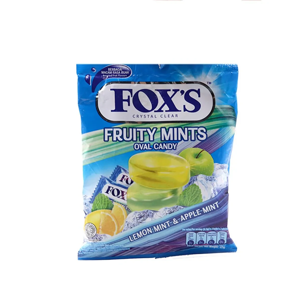 Fox Candies Fruity Mints 125G