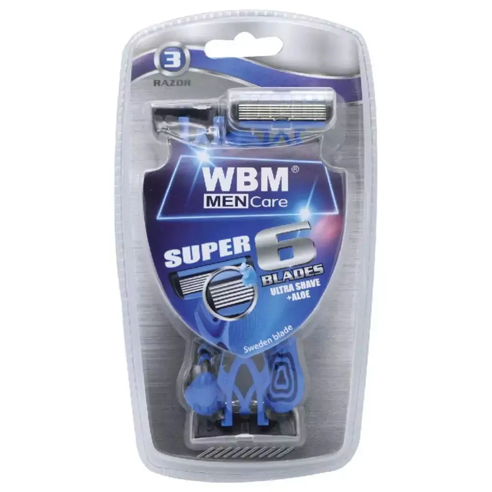 WBM Care Lotion 6Blades Razor Sweden