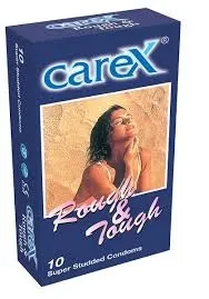 Carex Condoms Studded Rough And Tuff 12S