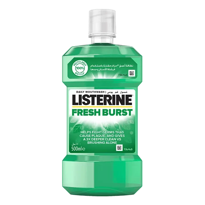 Listerine MouthWash Fresh Burst 500Ml