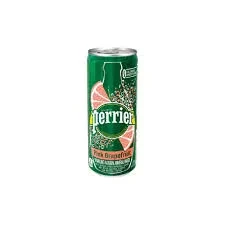 Perrier Water Tin Pink Grapefruit 250ML