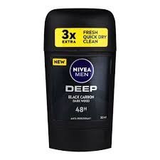 Nivea Deo Stick Men Deep Black Carbon Dark Wood 50ML