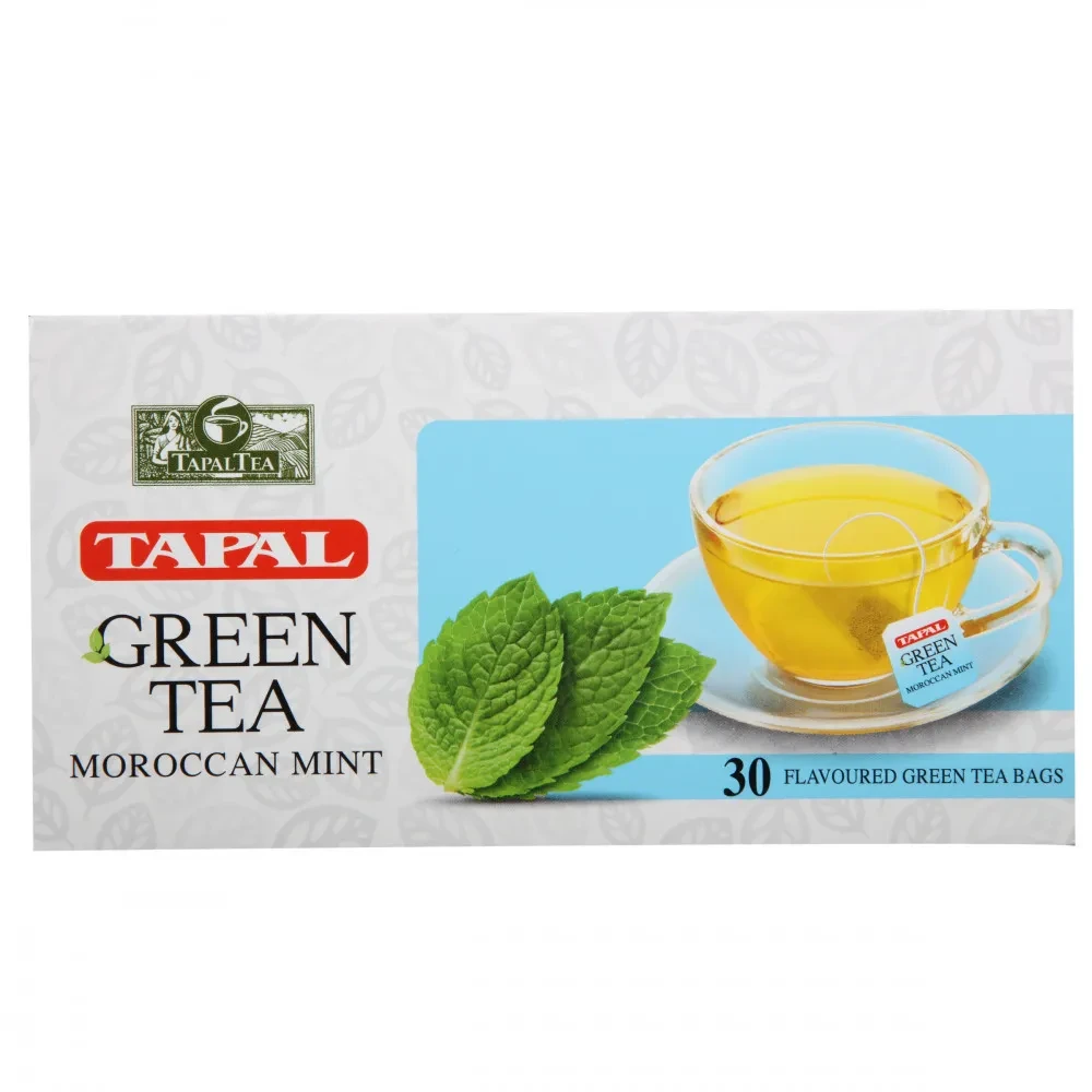 Tapal Green Tea Bags Moroccan Mint 30P