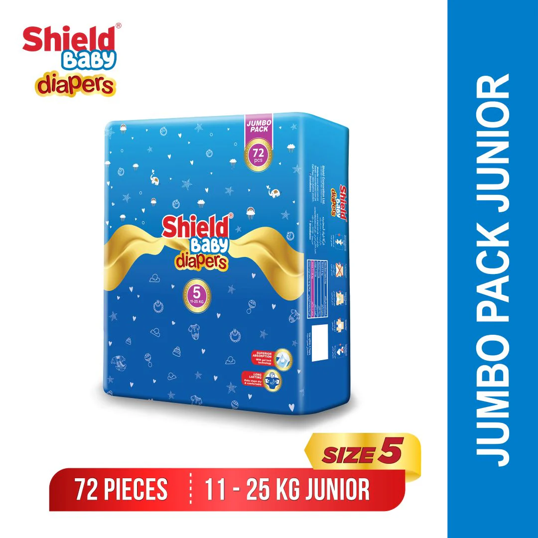 Shield Diapers 5-XL 72P