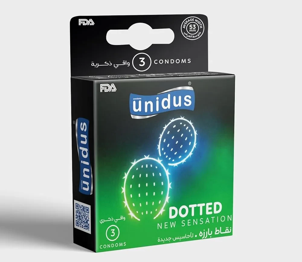 Unidus Condoms 3S Dotted Lubricated