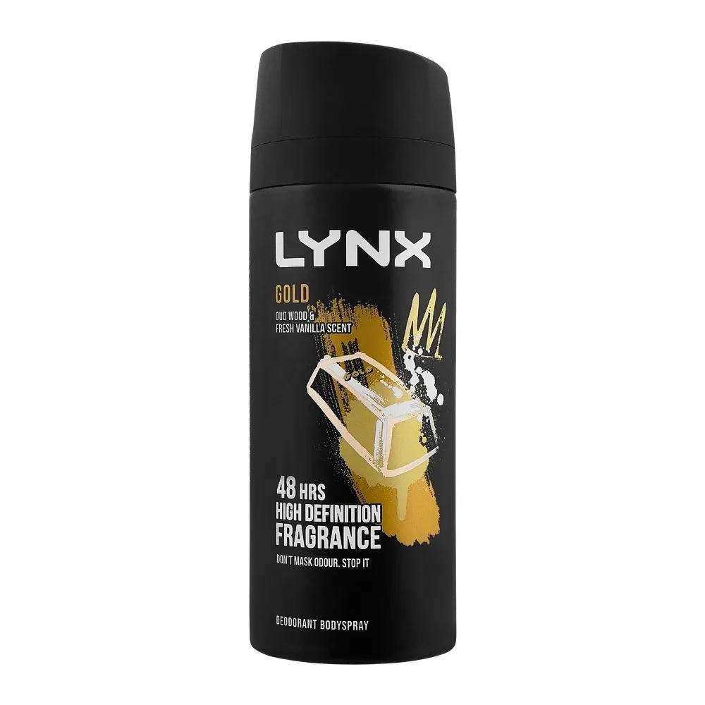 Lynx Deodorant Body Spray Gold 150ML