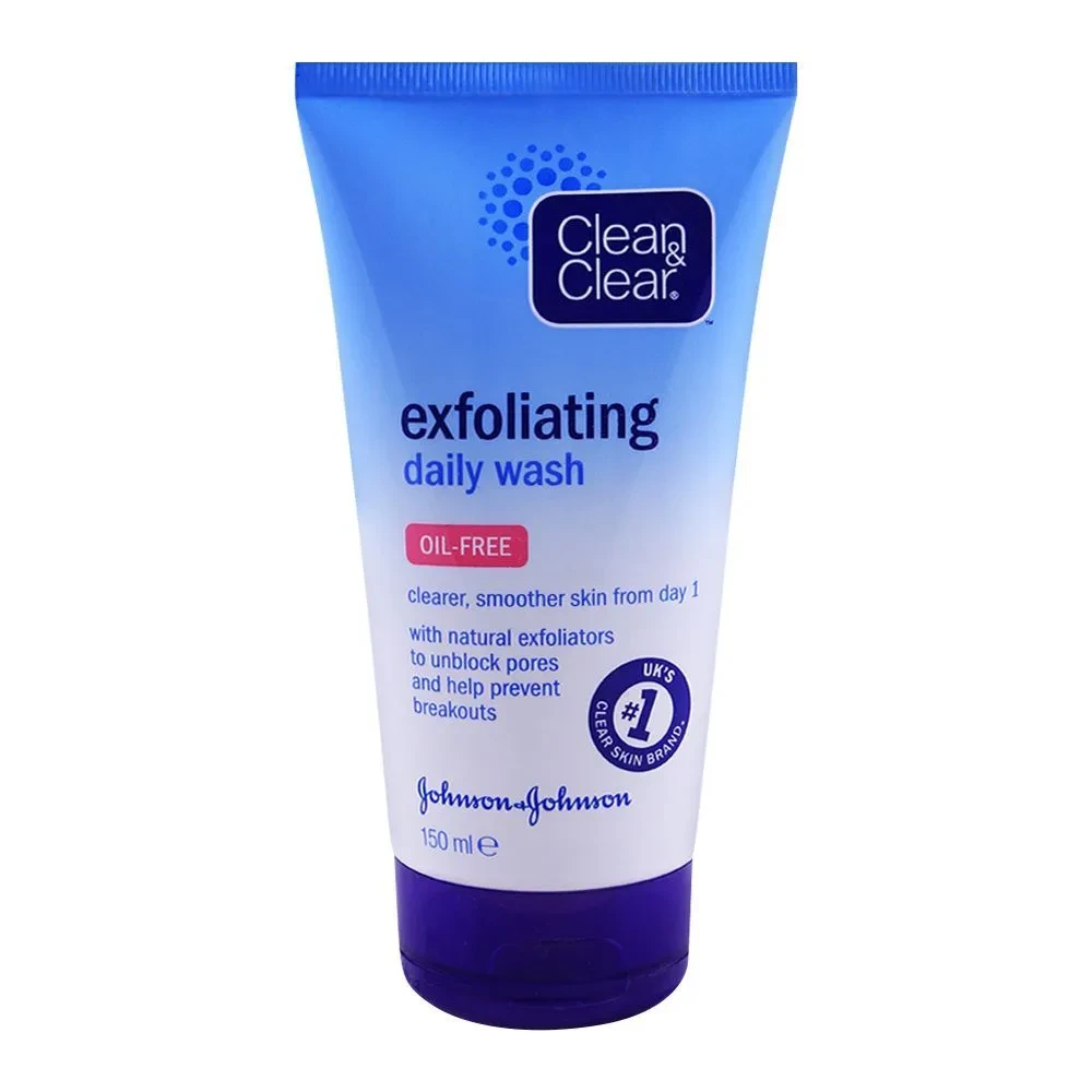 Clean And Clear Face Wash Exfoliating Tube 150ML