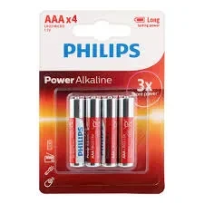 Philips Alkaline Battery AAA Cells