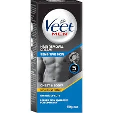 Veet Hair Removal Cream Men Sensitive Pk 50G