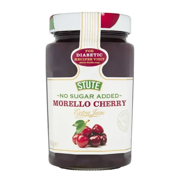 Stute Jam Regular Diabetic Morello Cherry 430G