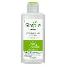 Simple Make Up Remover Eye Kind To Skin 125ML