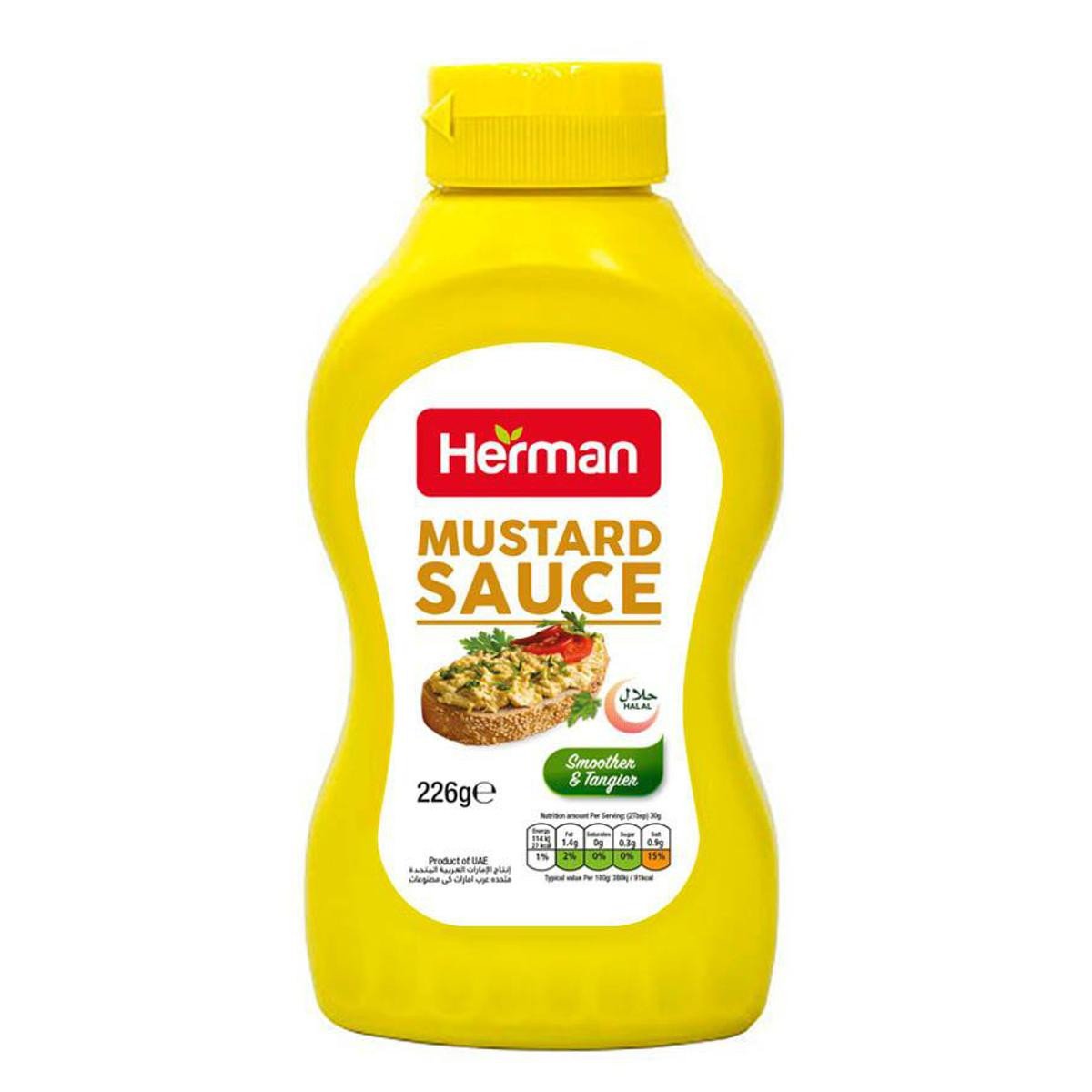 Herman Mustarf Sauce 226G