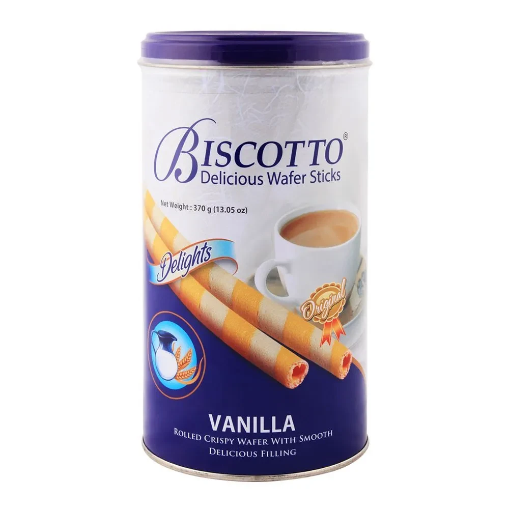 Biscotto Wafer Rolls Vanilla 370G