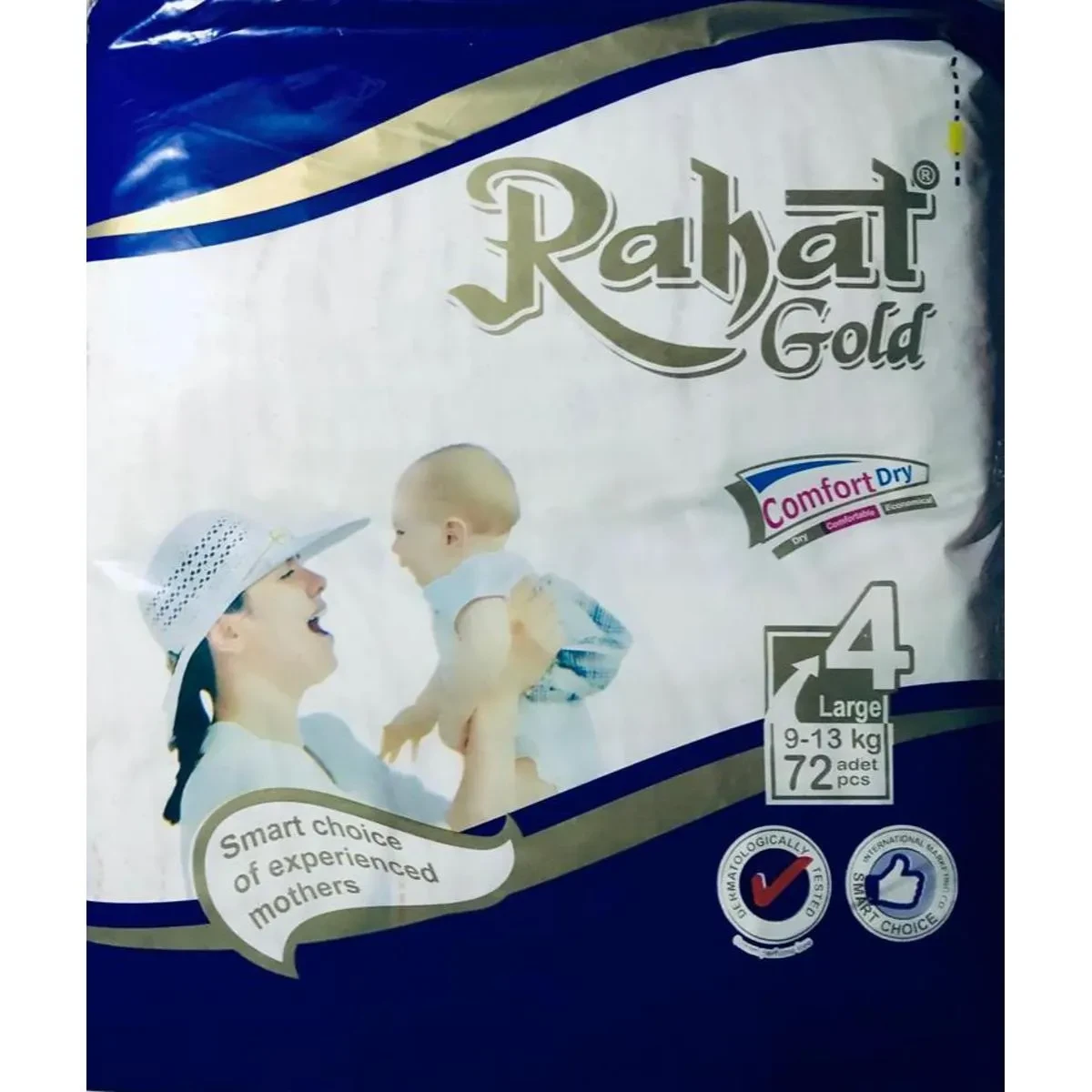 Rahat Gold Diaper 4-L 72P