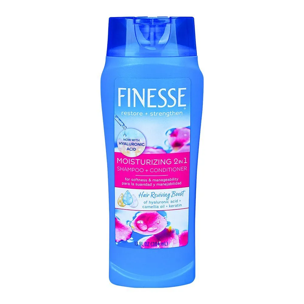 Finesse Shampo Restore+ Stregthen Mosturizing 384ml