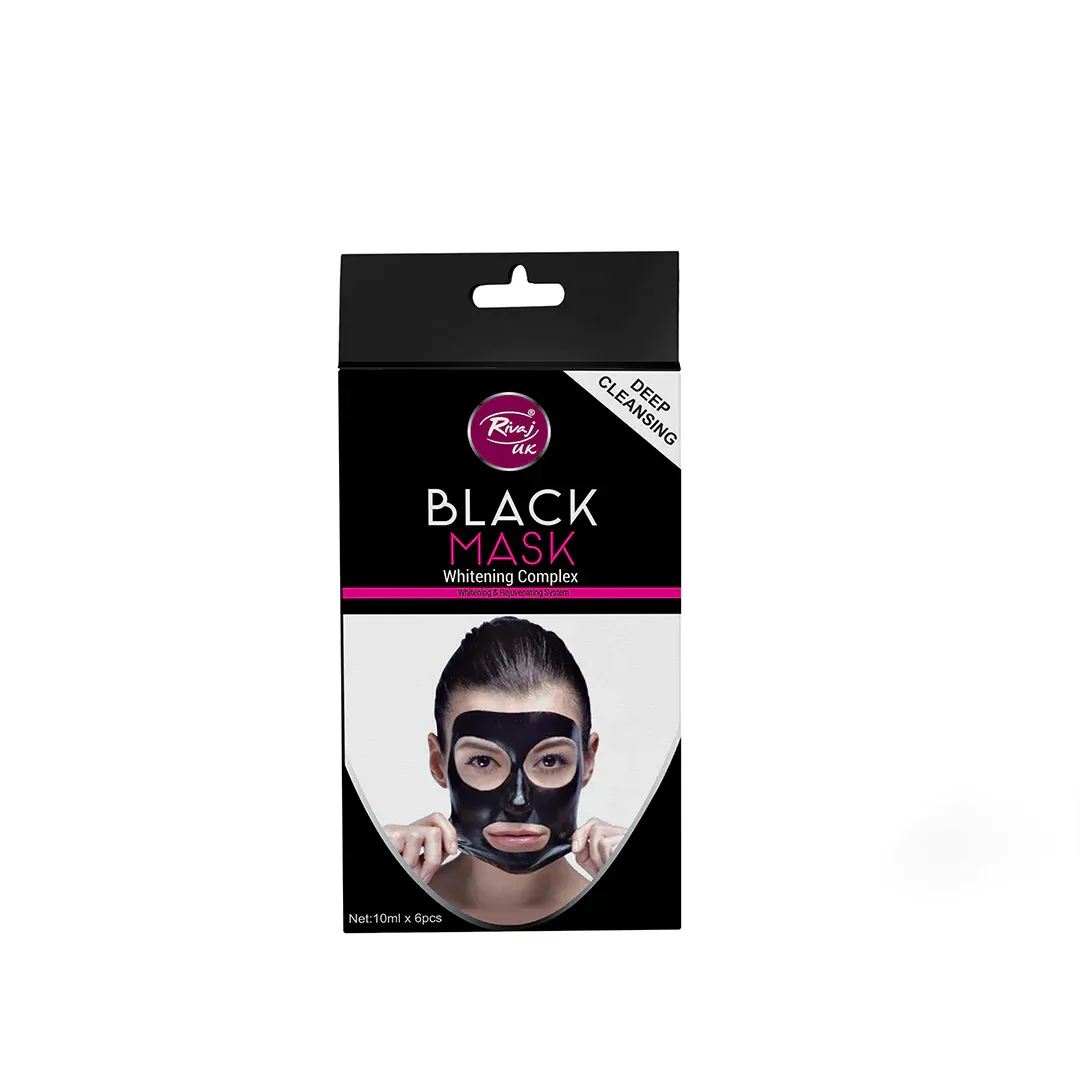 Rivaj Black Mask Sachet 6Pcs