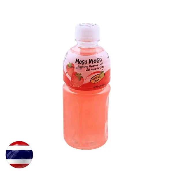 Uglobe Drink Nata De Coco Strawberry 320ML