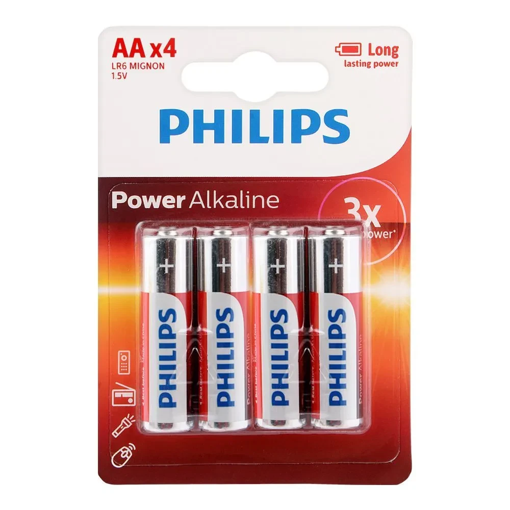 Philips Alkaline Battery AA Cells