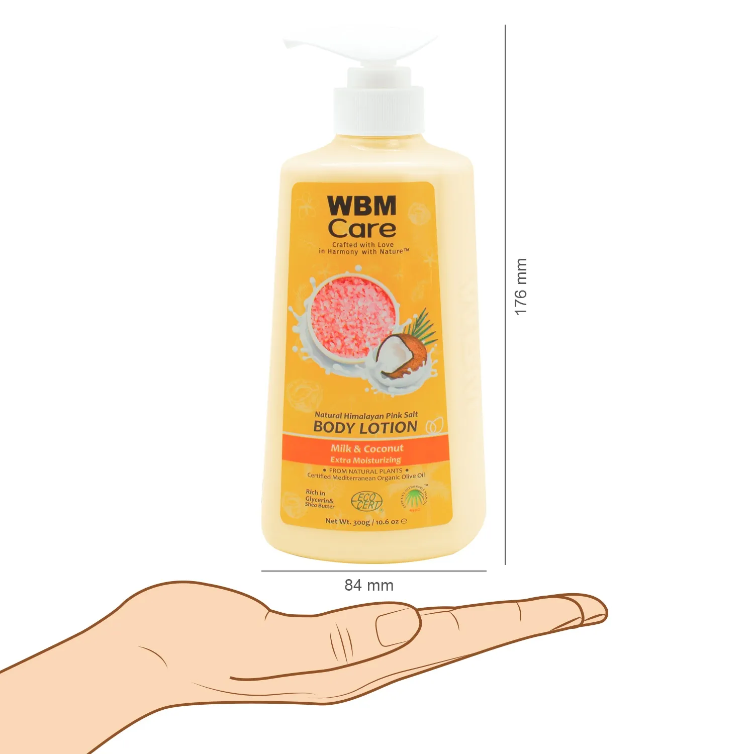 WBM Care Lotion Milk Coconut 300G