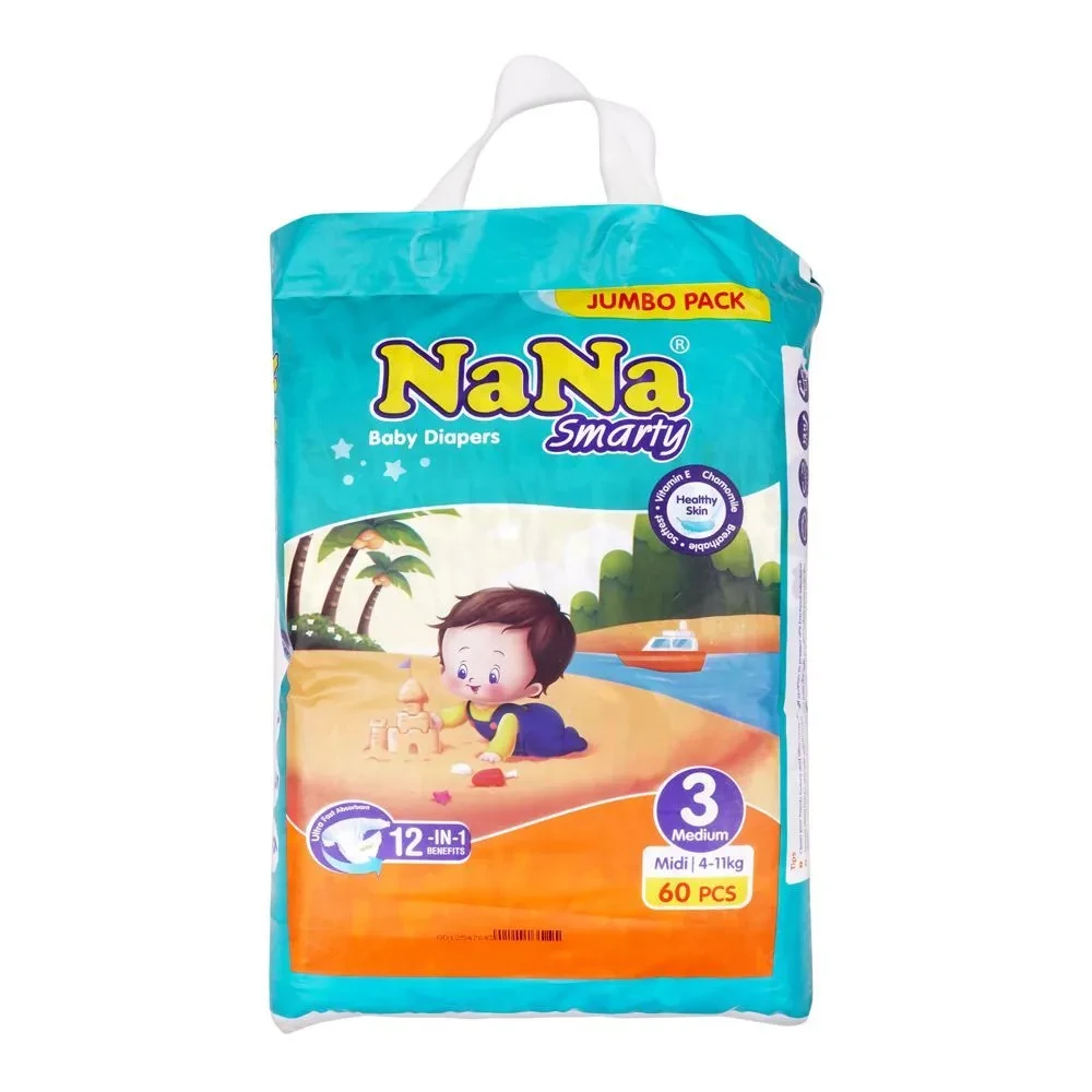 Nana Smarty Diaper  3-M 60P