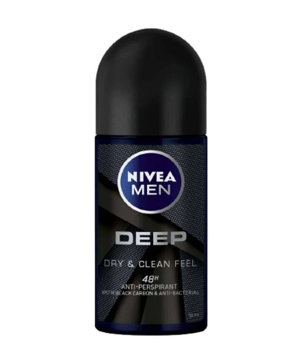 Nivea Roll On Men Deep Dry And Clean 50ML