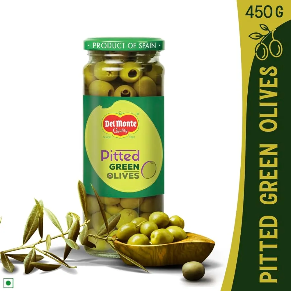 Spanish olives Green Pitted 450G