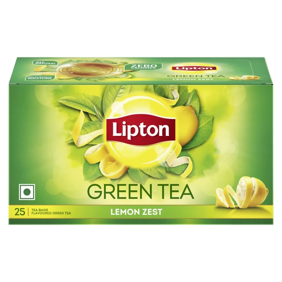 Lipton Green Tea Bags Lemon Zest 25S