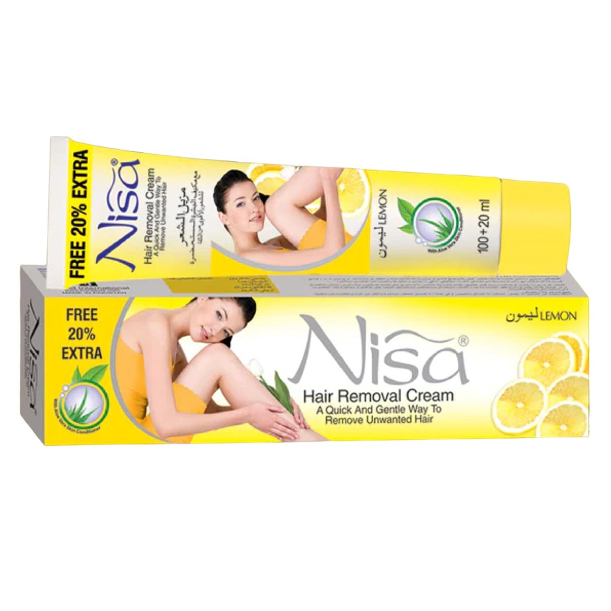 Nisa Hair Removal Cream Lemon 120G