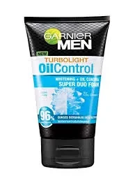 Garnier Face Wash Men Turbo Light Oil Control Super Duo 100ML