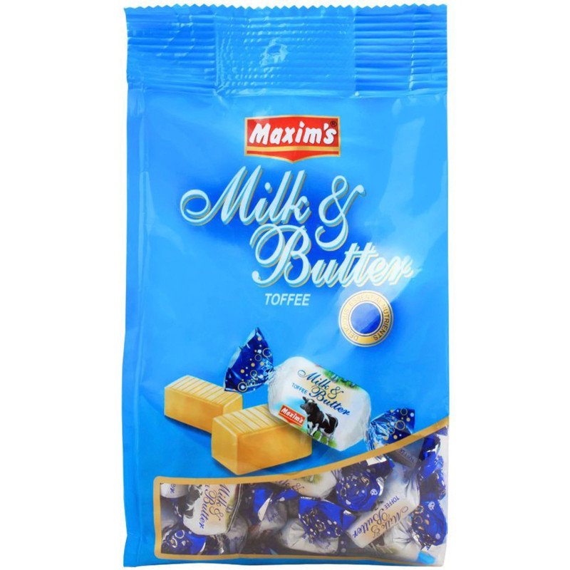 Maxim's Toffee Pouch Milk And Butter 250G