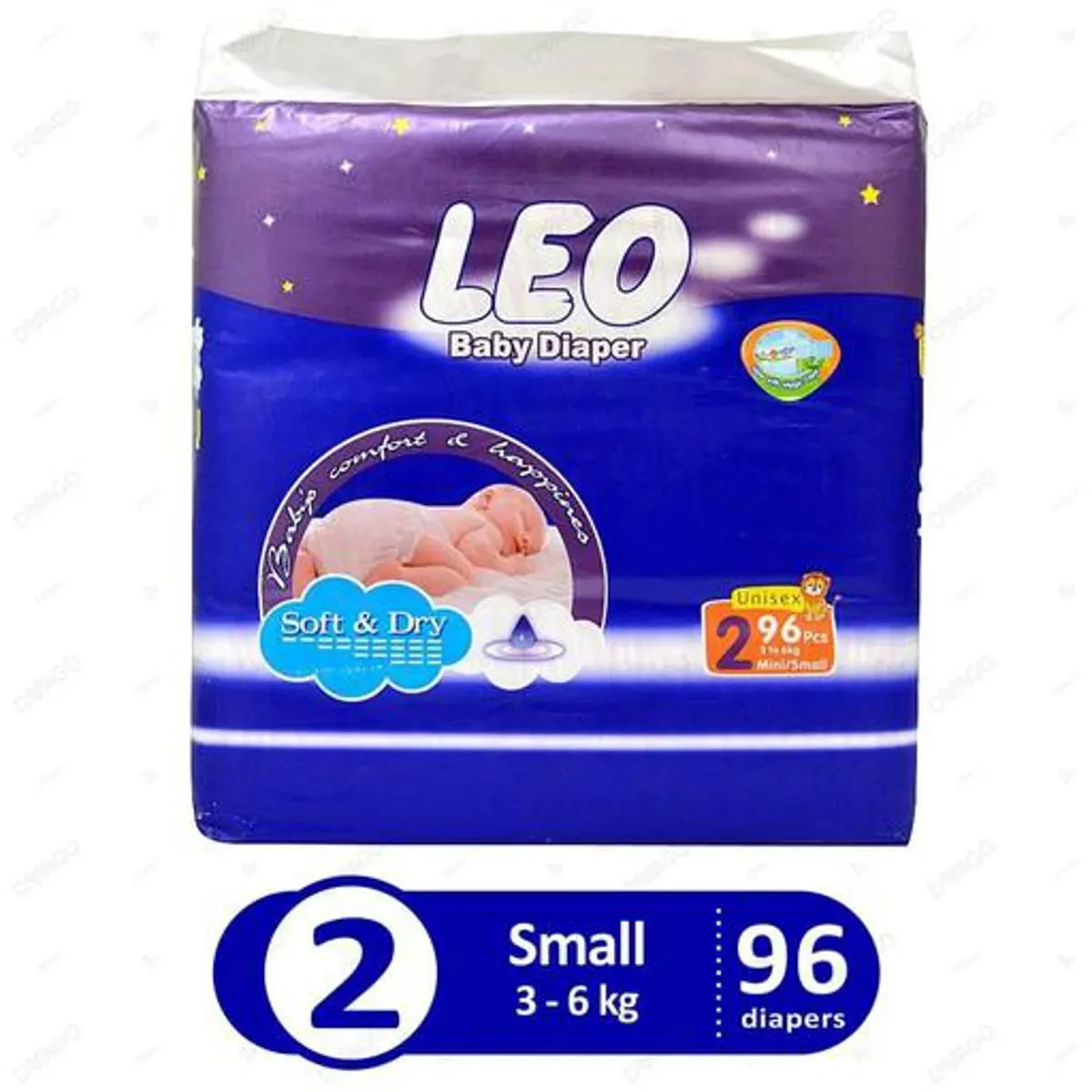 Leo Diapers 2 96PCS