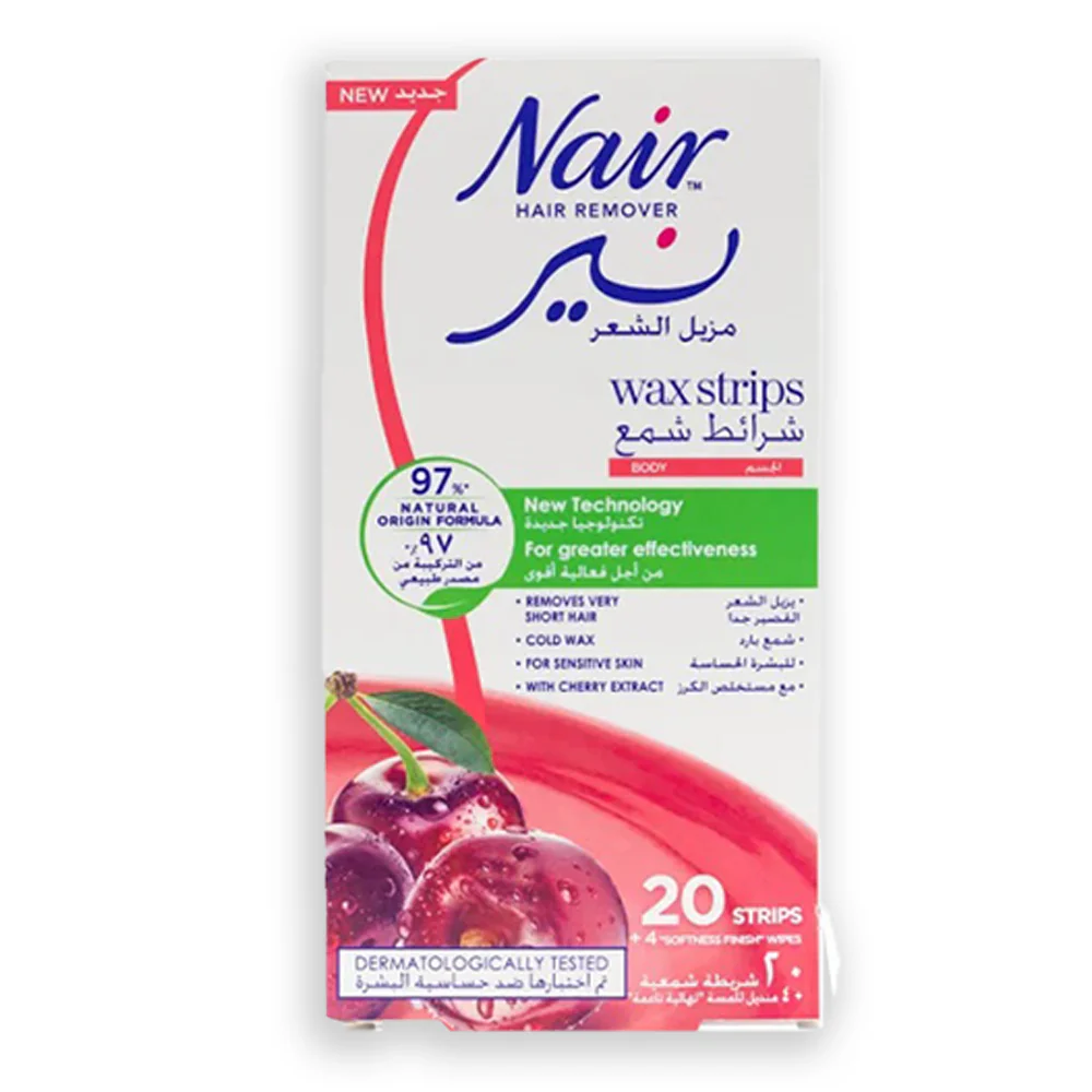 Nair Wax Strips Cherry Sohati Care 20S