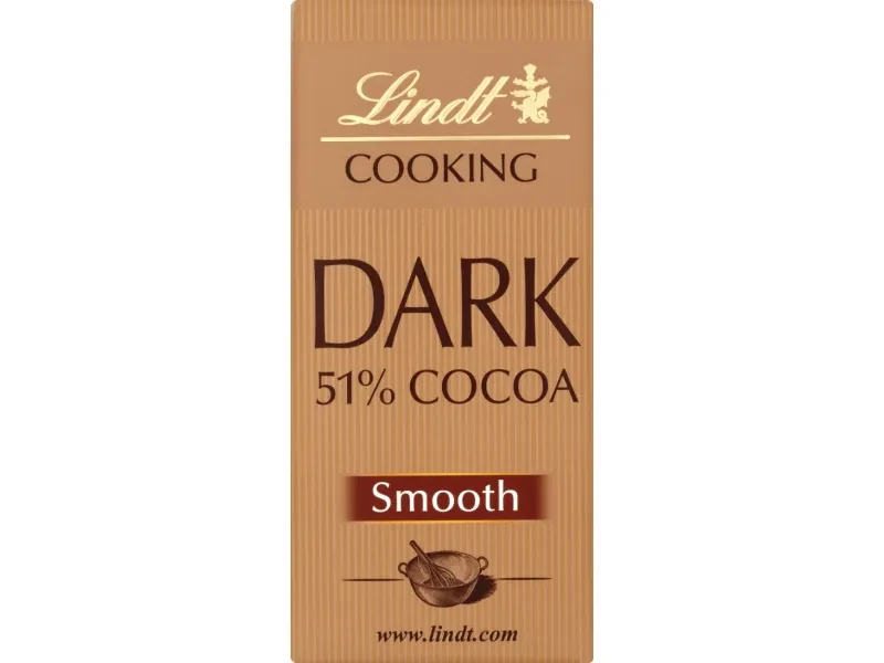 Lindt Chocolate Cooking Dark Smooth 51% 200G