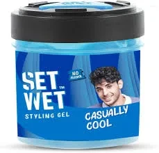 Set Wet Gel Jar Blue Casually Cool 250G