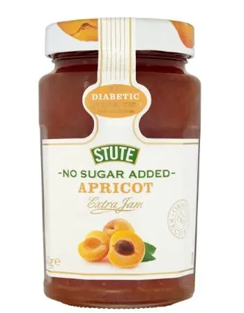 Stute Jam Regular Diabetic Apricot 430G