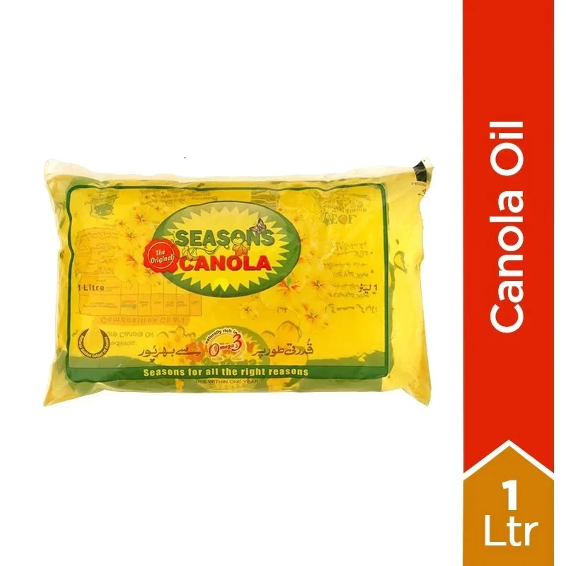 Season Cooking Oil Canola Pouch 1L