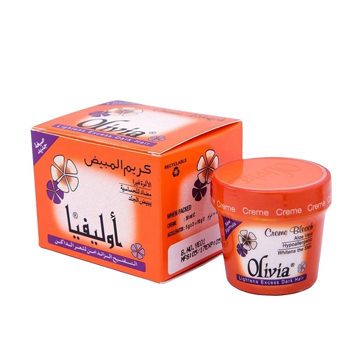 Olivia Cream Blech Orange 30ML