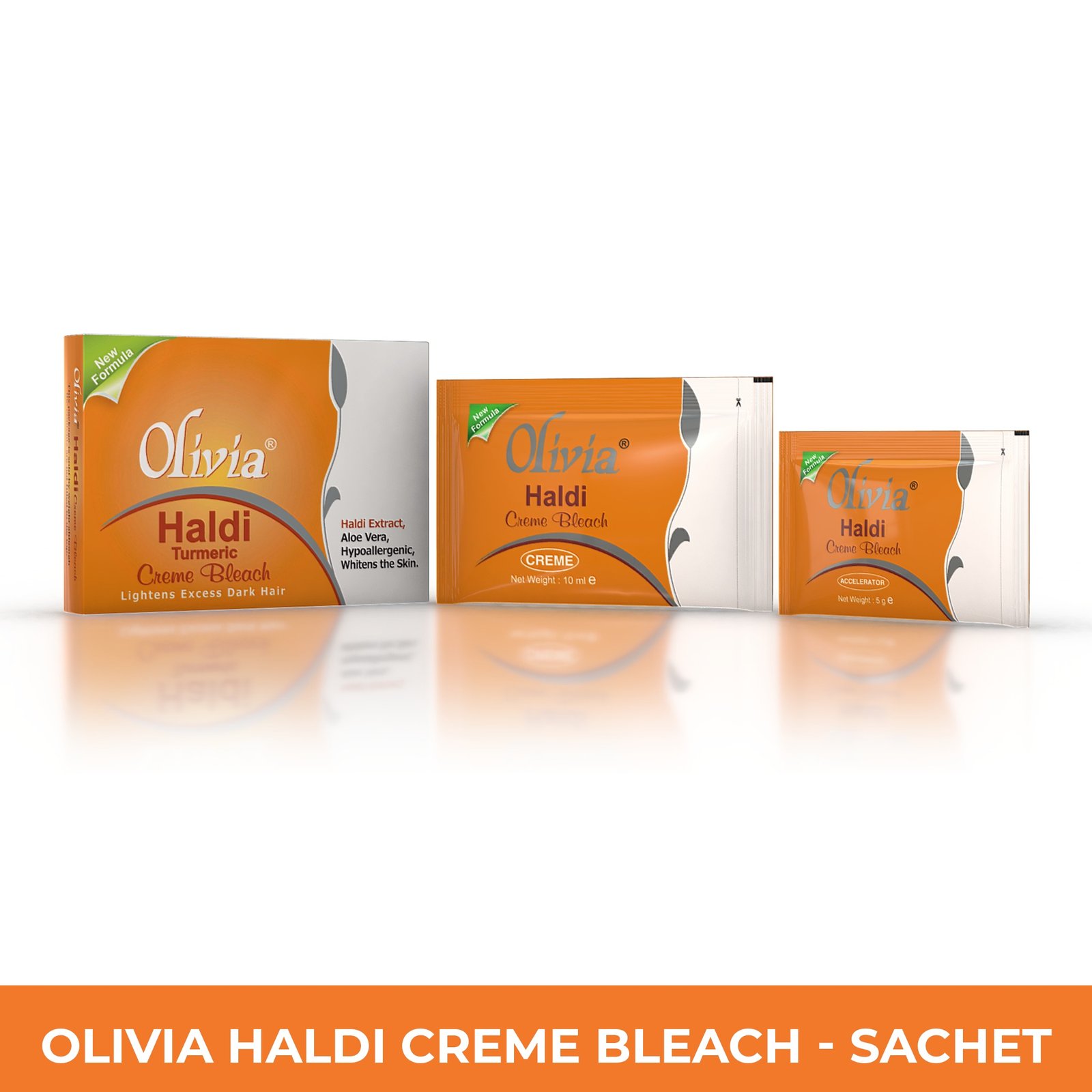 Olivia Bleach cream Haldi Sachet