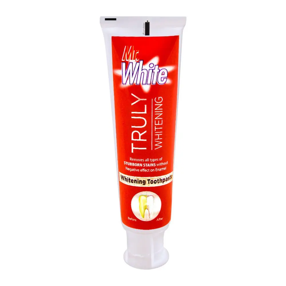 Mr White Toothpaste Truly Whitening Red