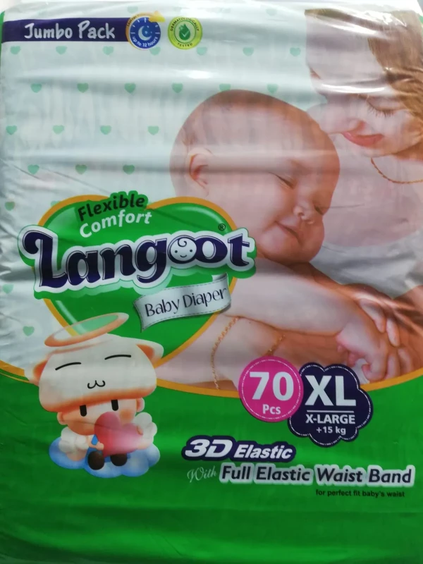 Langoot Diaper XL -5 70P