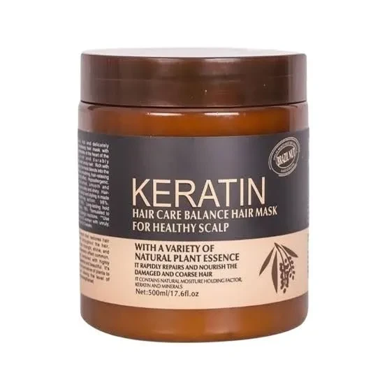 Keratin Hair Mask Brown 500ML