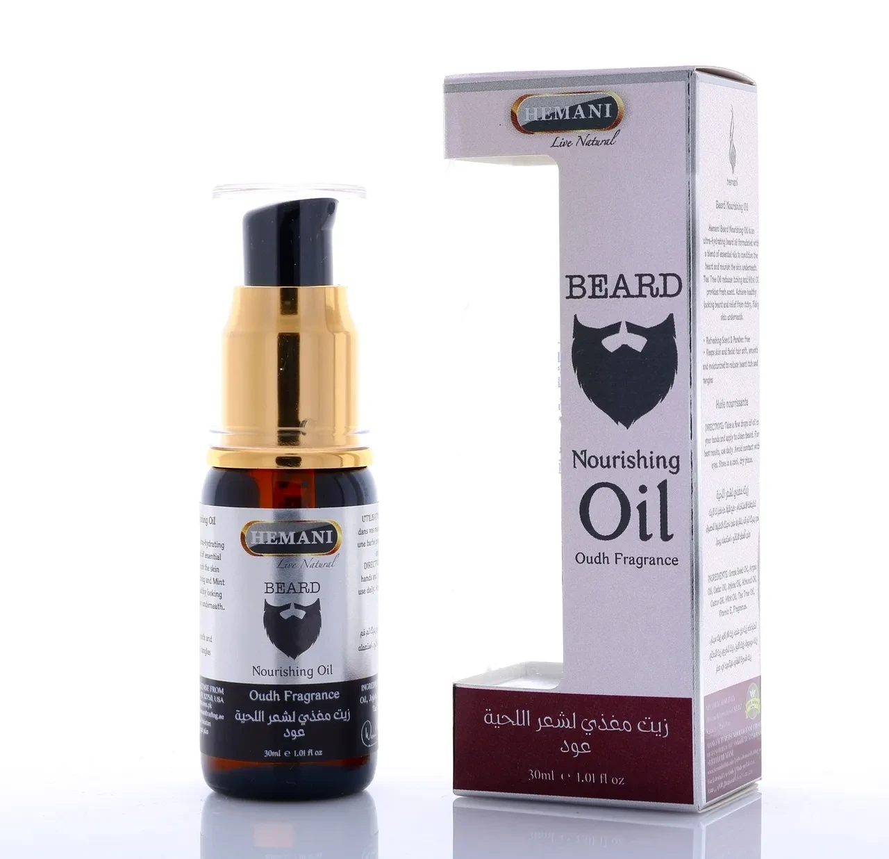 Hemani Beard Oil Oud 30ML