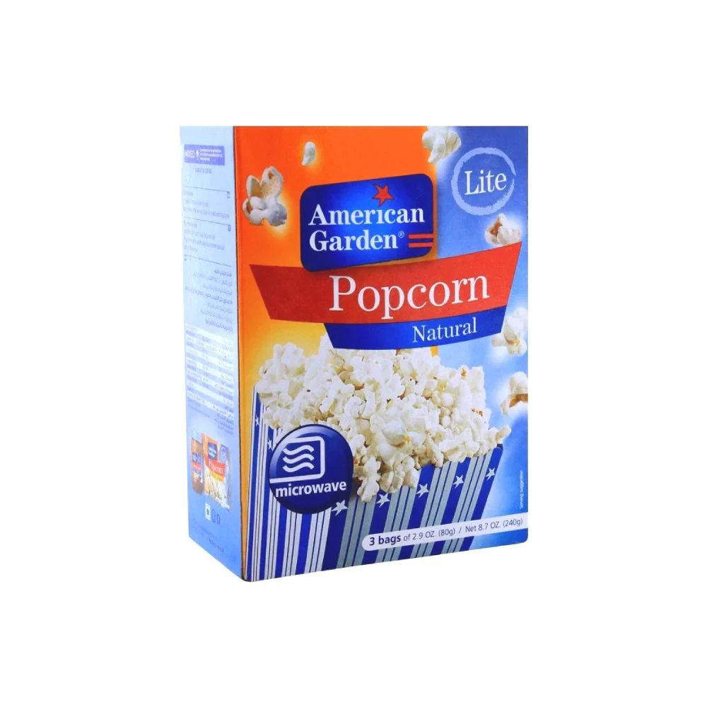 American Garden Popcorn Natural 80G