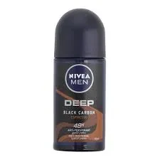 Nivea Men Deodorant Roll On Deep Charcoal Espresso 50ML