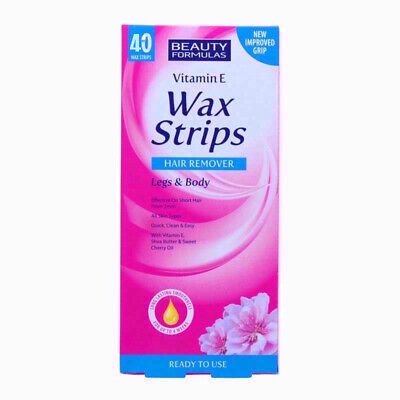 Beauty Formulas Wax Strip 40P Pink