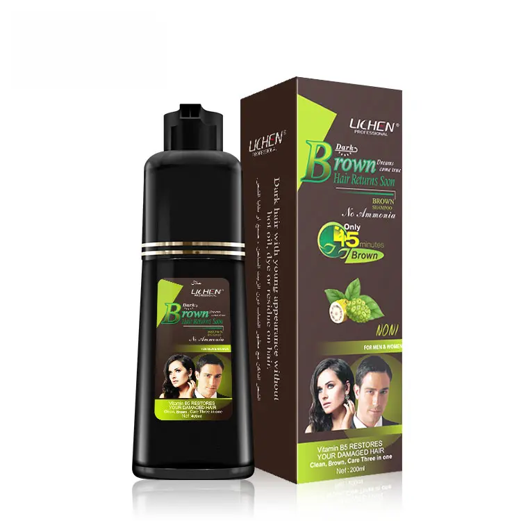 Lichen Color Shampoo Black 400Ml