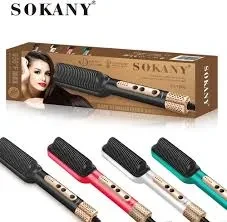 Sokany Hair Straightener Brush Sk-1008