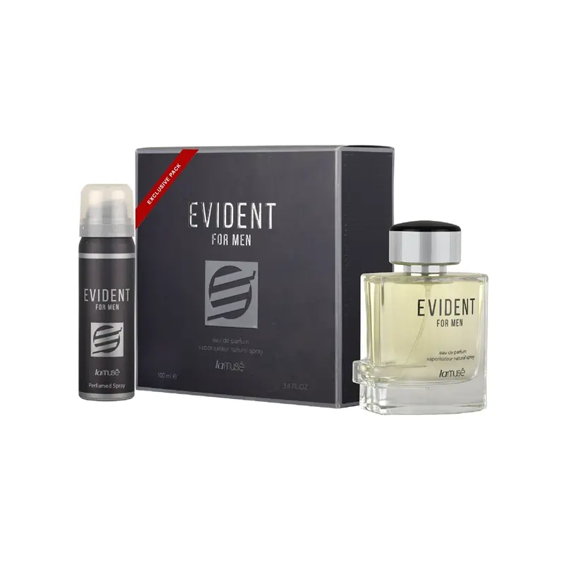 Lamuse Eau De Perfume Exclusive Pack Evident For Men 100ML